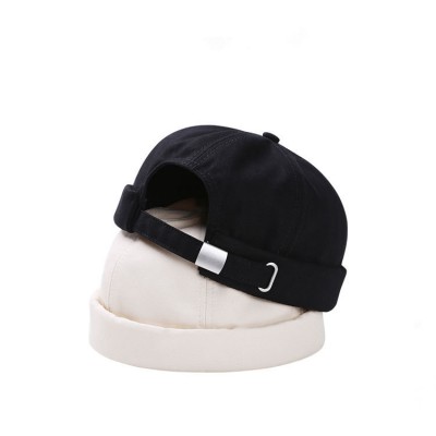 Factory Accept Custom Embroidery High Quality Thermal Toques Hat Summer  Cotton Casquette Docker Sailor Cap